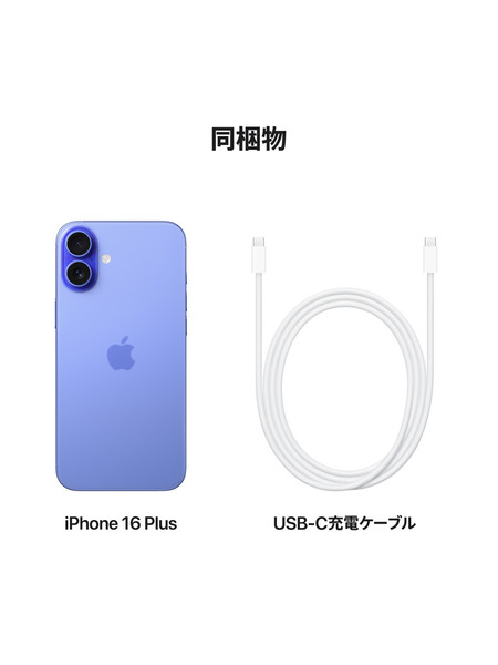 iPhone 16 Plus 詳細画像 ブラック 9